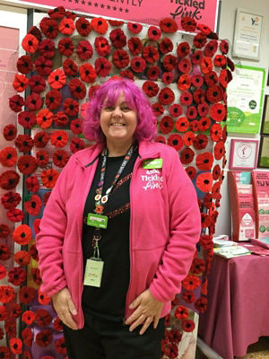 Community champion Debbie is so proud to support the Royal British Legion Poppy Appeal image